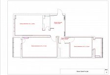 Капитальный ремонт 2-х к квартиры 69 м2 по ул.Рождественская набережная